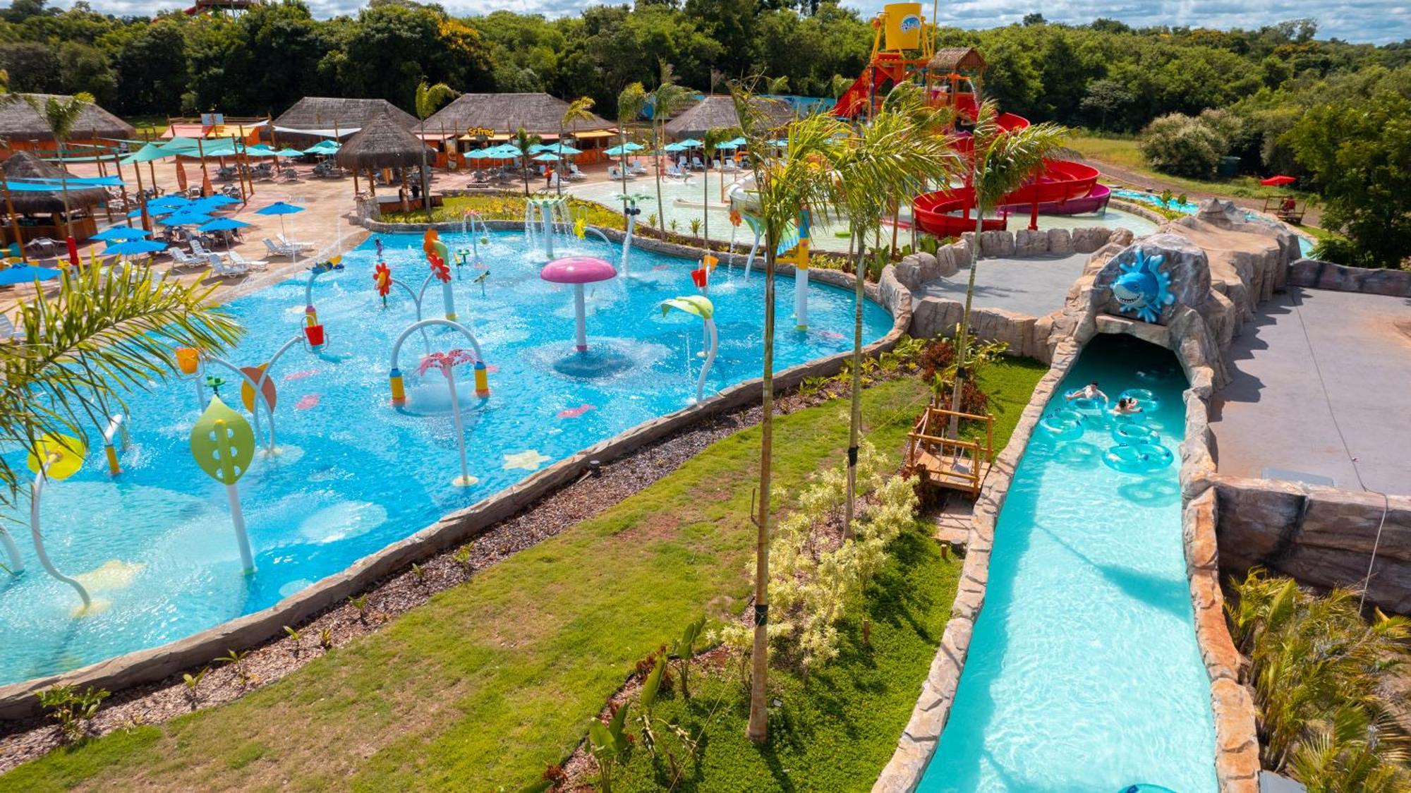 马布瑟玛斯度假大酒店 伊瓜苏 外观 照片 Aerial view of Splash Island